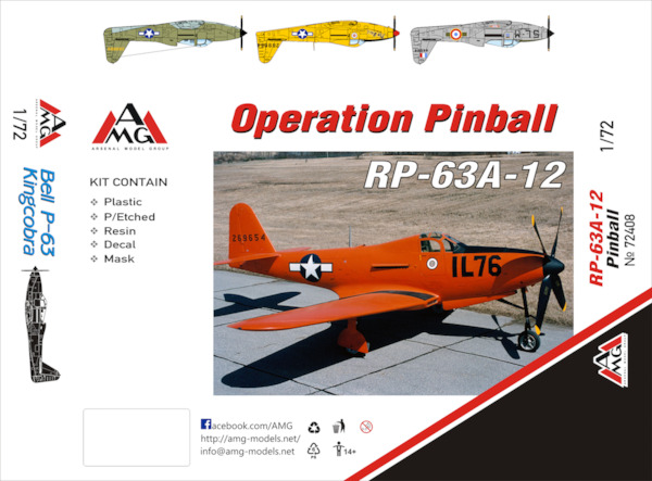 Bell RP63A Kingcobra "Operation Pinball" AMG72408