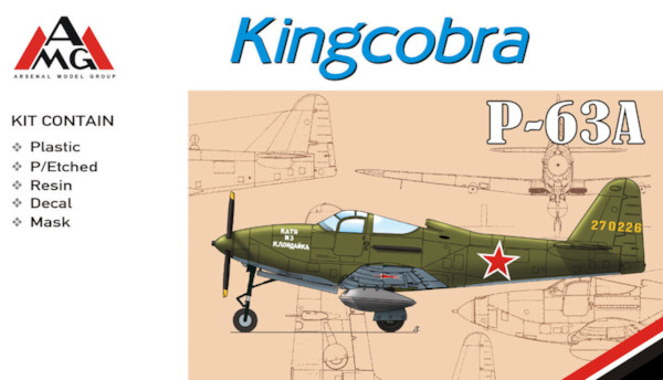 Bell P63A Kingcobra "Soviet AF" AMG72412