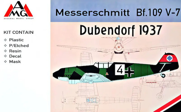 Messerschmitt BF109V-7 (Dubendorf 1937) AMG72413