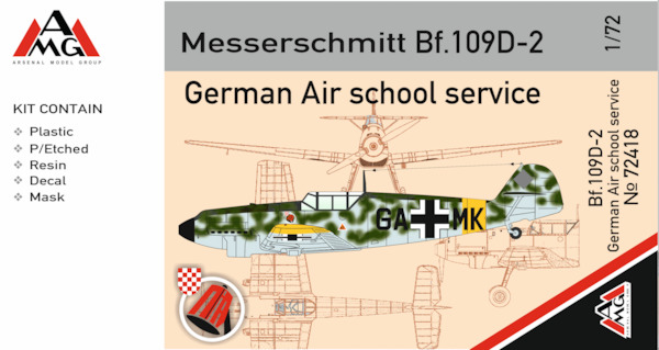 Messerschmitt Bf109D-2 German Air School Service AMG72418
