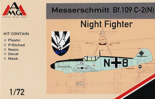 Messerschmitt Bf109C-2 Night Fighter AMG72420