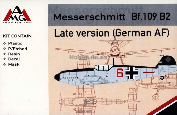 Messerschmitt Bf109B-2 Late Version AMG72422