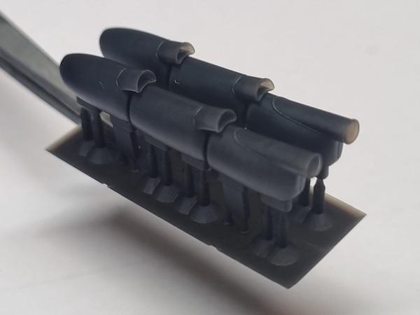 Spitfire MKI exhausts (Kotare) 200-A32001