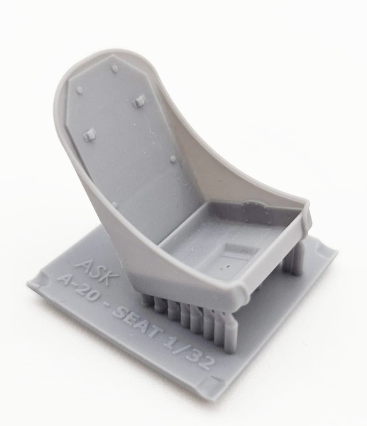 Douglas A20J/K Havoc Pilot Seat without seat belts (Hong Kong Models) 200-A32011