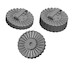 Lewis MKIII Machine guns Magazines of 2 different types (5x each) 200-A32013