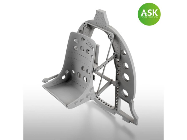 A6M Bulkhead with Seat in BOTTOM position (Tamiya)  200-A32017
