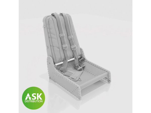 Messerschmitt P10111 Seat (Me262 type) With Seatbelts (Das Werk)  200-A32023