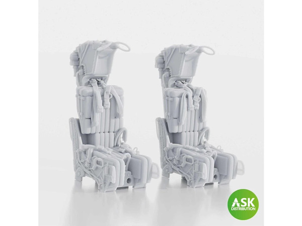 F14A/B Tomcat - Early  - GRU7a Ejection seats with seatbelts (2x) For Trumpeter  200-A32035
