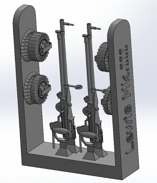 Lewis MKIII Machine guns (2x) 200-A48013
