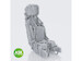 Martin Baker MB9B Mk3 ejection seat with seatbelts for Jaguar GR1/1a (Airfix) 200-A48058