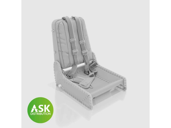 Messerschmitt Me262 seat with seatbelts (1x for Tamiya)  200-A48066