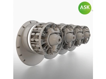 Wright R3350-57 engine for B29 Superfortress (4x for Revell/Monogram)  200-A48070