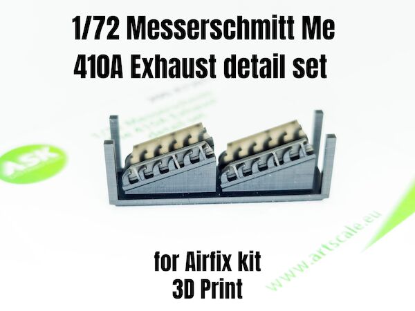 Messerschmitt Me410A Exhaust detail set (Airfix) 200-A72011