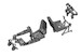 Messerschmitt Me410A Cockpit Detail set (Airfix) 200-A72012