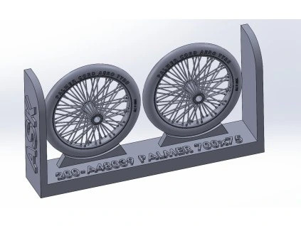 Palmer 700 x 85 spoked wheels, UK WWI, for Sopwith Camel, Pup, Snipe  200-A72019