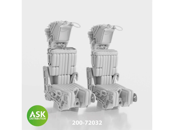 GRU7A Ejection seat without Seat belts (GWH F14A/B Early (2 seats included)  200-A72032