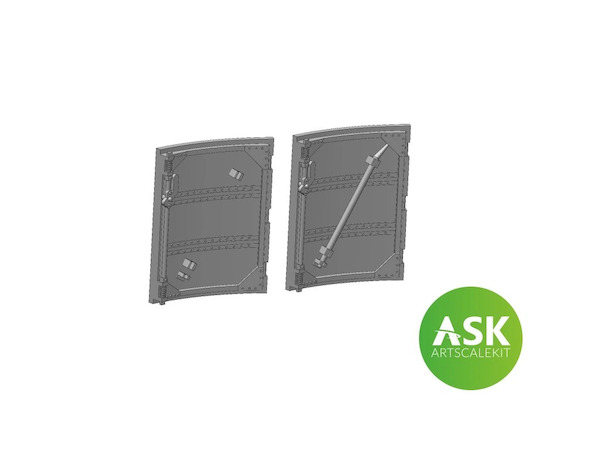 Spitfire Mk.V late, Mk.VIII, IX, XVI Cockpit door (Eduard)  200-A72037