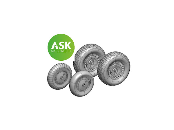 Messerschmitt Me262 Wheel set (Arma Hobby)  200-A72042