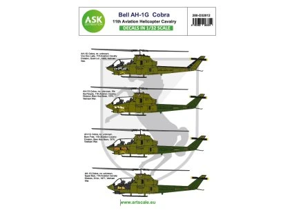 Bell AH1G Cobra (11th Aviation Helicopter Cavalry US Army) 200-D32012