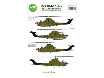 Bell AH1G Cobra Part 7 (HML-367 Scarface part 1 US Marinesd)  200-D32017