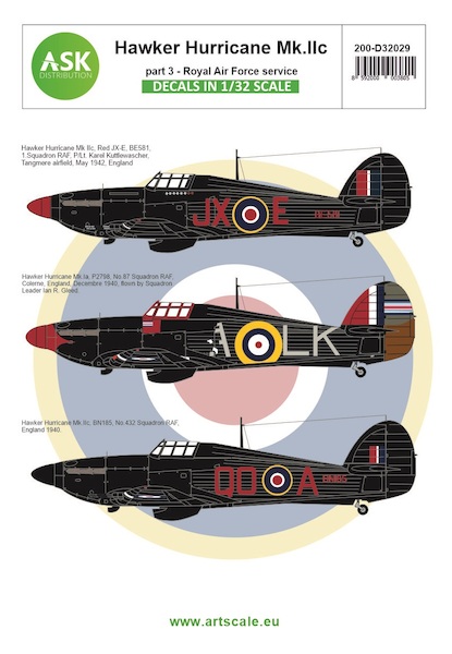 Hawker Hurricane MKIIc Part 3 (Royal Air Force)  200-D32029