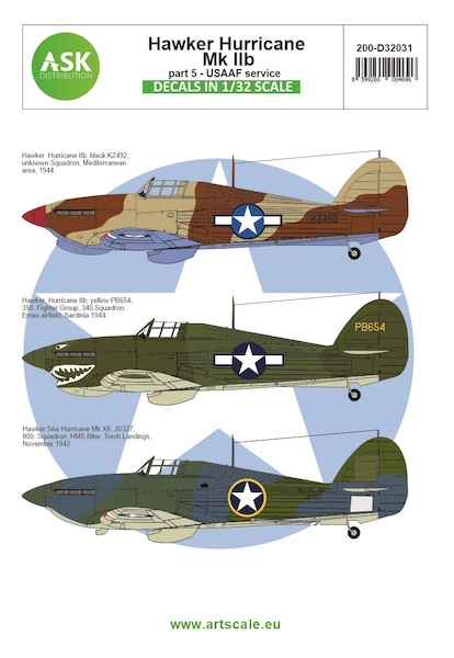 Hawker Hurricane MKIIc Part 5 - USAAF Service  200-D32031