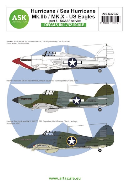 Hawker Hurricane MKIIb/MKX - US Eagles Part 6 - USAAF Service 200-D32032