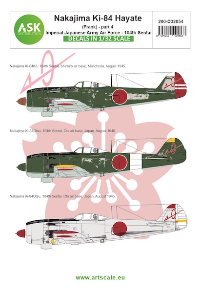 Nakajima Ki84 Hayate ( Frank) part 4 (Imperial Japanese Army Air Force - 104 Sentai)  200-D32054