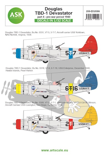 Douglas TBD-1 Devastator Part 4 - Pre War Period 1940 200-D32086