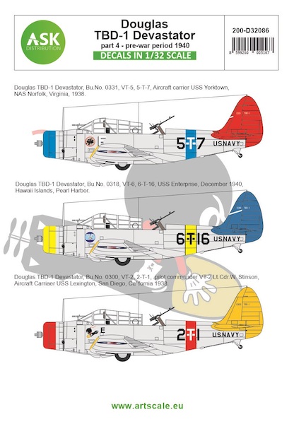 Douglas TBD-1 Devastator Part 4 - Pre War Period 1940  200-D32086