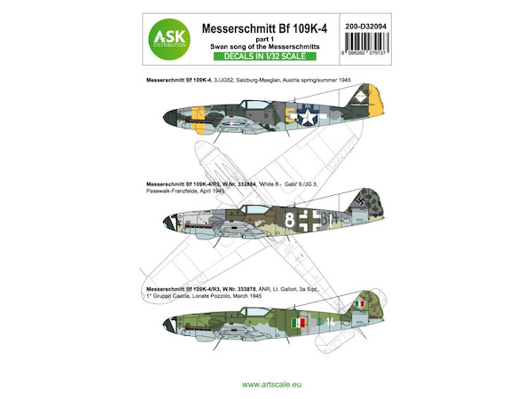 Messerschmitt Bf109K-4 part 1 - Swan song of the Messerschmitts  200-D32094