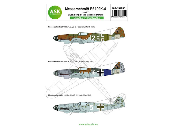 Messerschmitt Bf109K-4 part 2 - Swan song of the Messerschmitts  200-D32095