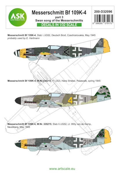 Messerschmitt Bf109K-4 part 3 - Swan song of the Messerschmitts  200-D32096