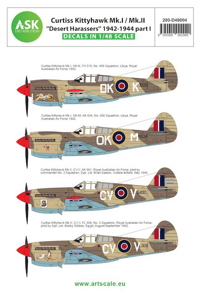 Curtiss Kittyhawk MKIII (Desert Harassers 1942-1944 part 1)  200-D48004