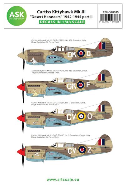 Curtiss Kittyhawk MKIII (Desert Harassers 1942-1944 part 2)  200-D48005