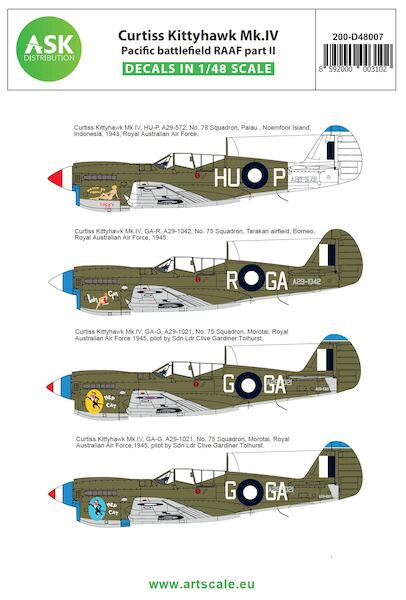 Curtiss P40N Kittyhawk (Pacific Battlefield RAAF part 2)  200-D48007