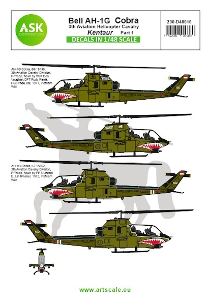 Bell AH1G Cobra (3rd Aviation Helicopter Cavalry Kentaur US Army) Part 1  200-D48016