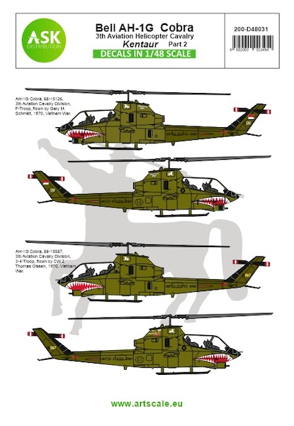 Bell AH1G Cobra (3rd Aviation Helicopter Cavalry Kentaur US Army) Part 2 200-D48031