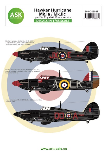 Hawker Hurricane MKIIc Part 3 (Royal Air Force)  200-D48047