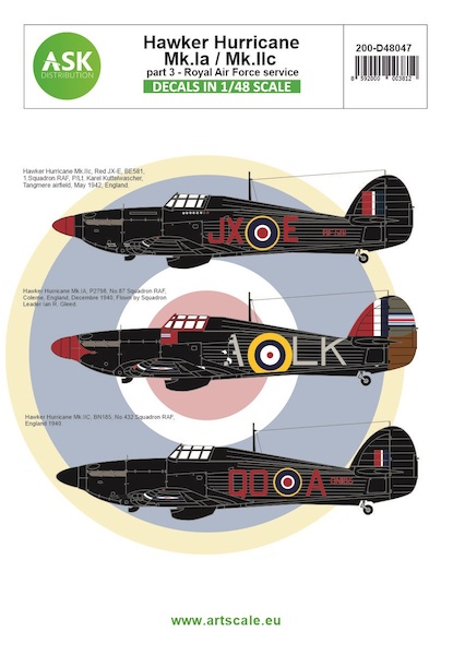 Hawker Hurricane MKIIc Part 3 (Royal Air Force) 200-D48047