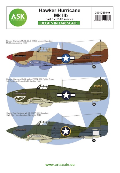 Hawker Hurricane MKIIc Part 5 (USAF Service)  200-D48049