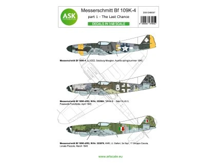 Messerschmitt BF109K-4 part 1 - The Last Chance 200-D48057
