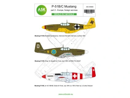 P51B/C Mustangs Part 2, Europe Foreign Services  200-D48060
