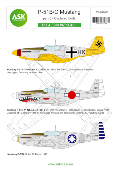 P51B/C Mustangs Part 3, Captured Birds  200-D48061