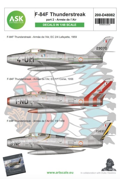F84F Thunderstreak Part 1 - Armee de l' Air  200-D48082