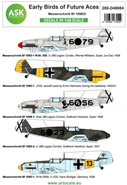 Early Birds of Future Aces, Messerschmitt Bf109D  200-D48084