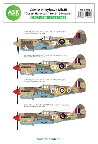 Curtiss Kittyhawk MKIII (Desert Harassers 1942-1944 part 2)  200-D72005