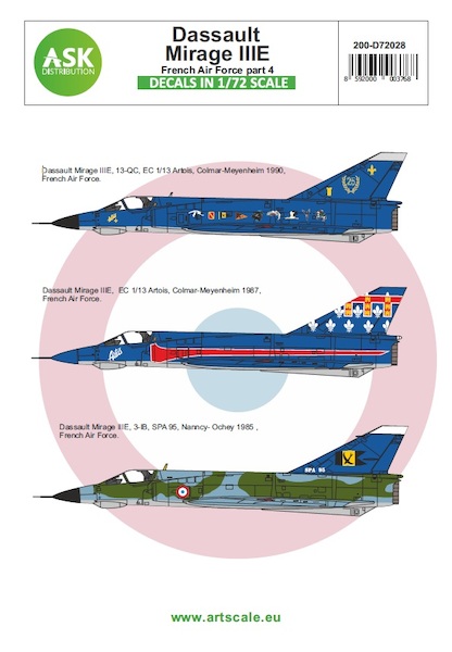 Dasault Mirage IIIE French Air Force Part 4 200-D72028