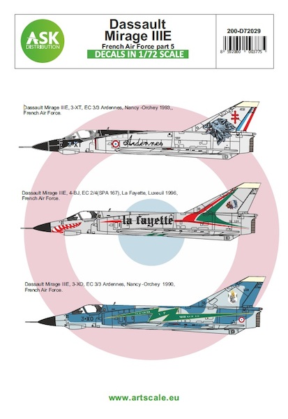 Dasault Mirage IIIE French Air Force Part 5 200-D72029