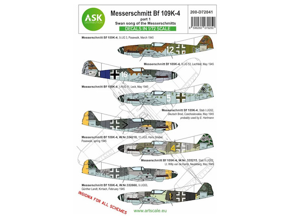 Messerschmitt BF109K-4 part 1 - Swan song of the Messerschmitts  200-D72041